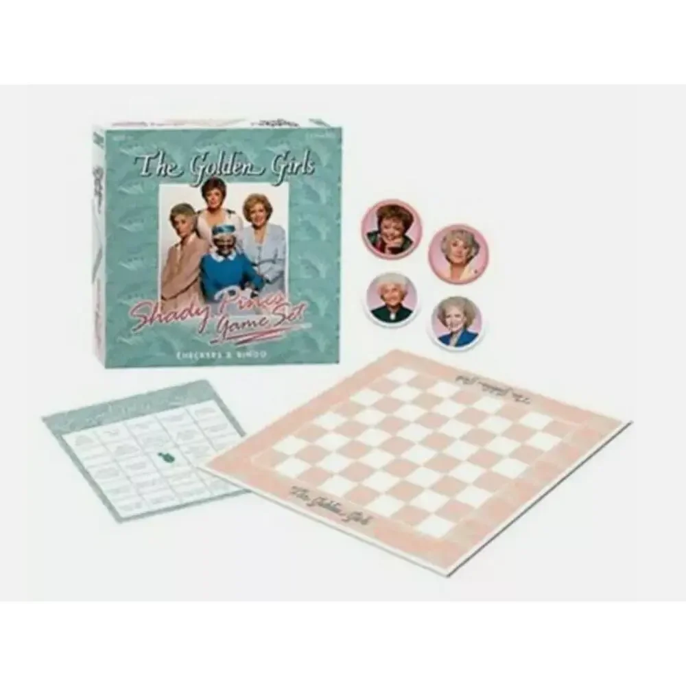 Golden Girls - Shady Pines: Checkers & Bingo Combo NEW / SEALED